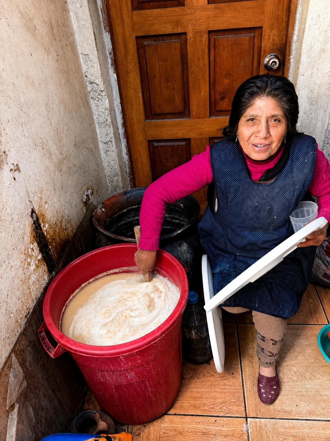 Andean traditions in Ollantaytambo